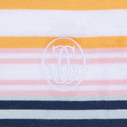 Golf Wang GRAND LOGO STRIPED POCKET TEE - Colorway