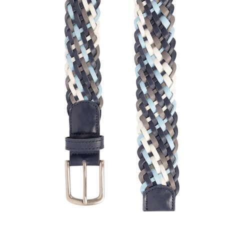 Golf Wang MULTICOLOR LEATHER BRAIDED BELT - Colorway