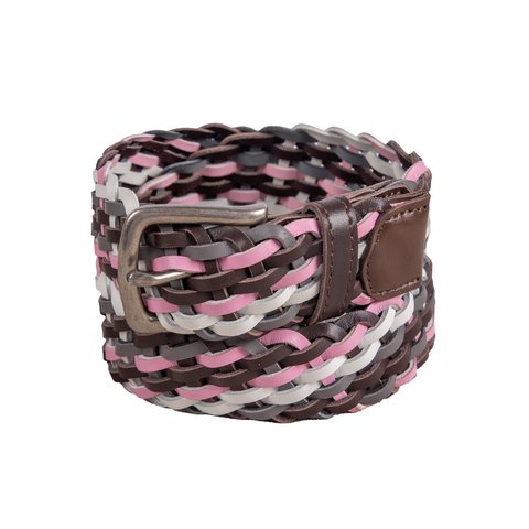 Golf Wang MULTICOLOR LEATHER BRAIDED BELT - Colorway
