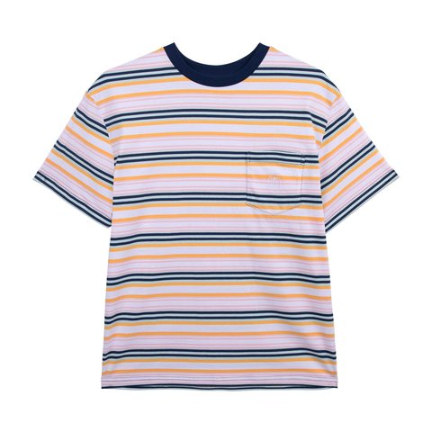 Golf Wang GRAND LOGO STRIPED POCKET TEE - Colorway