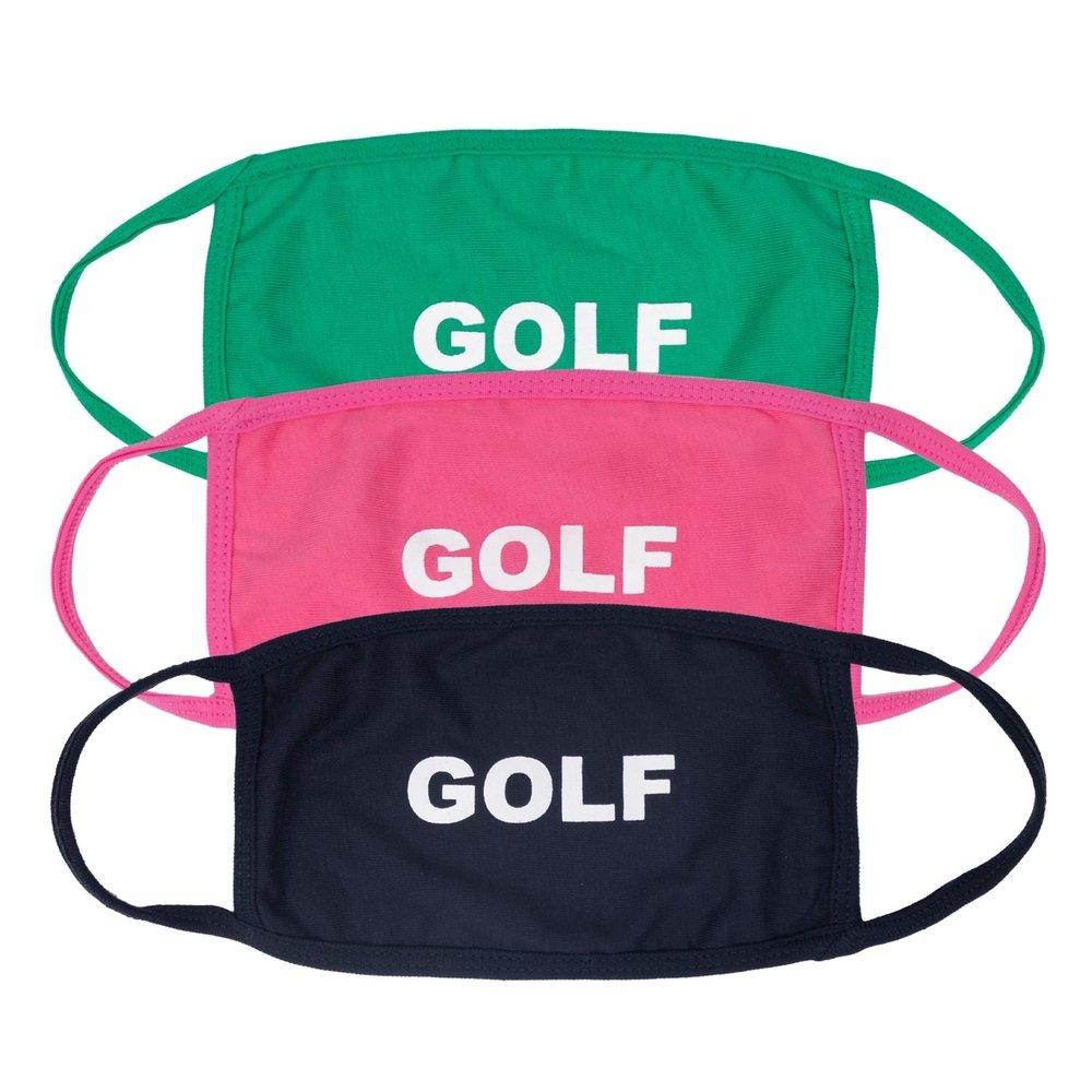 GOLF FACE MASK 3PK