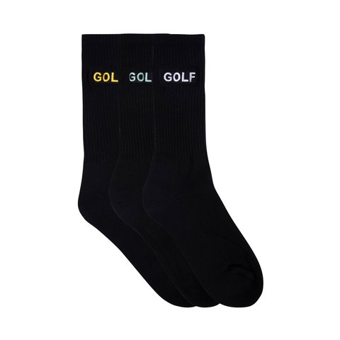 Golf Wang LOGO SOCKS 3PK - $35.00