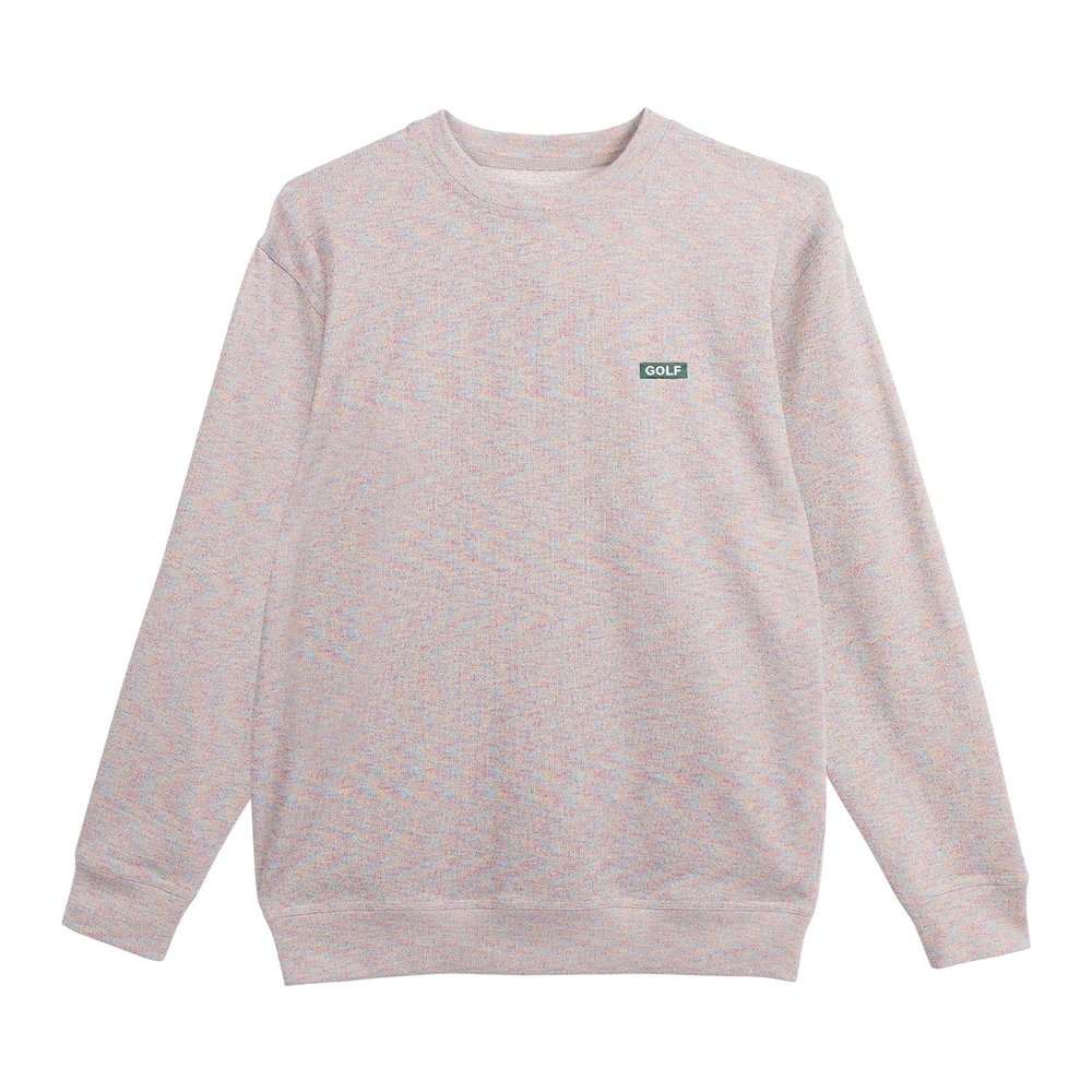 RAINBOW HEATHER CREWNECK