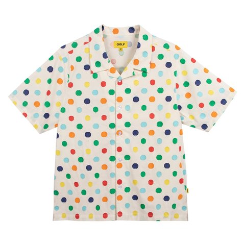 Golf Wang CLIPPED POLKA DOT SHIRT - $120.00