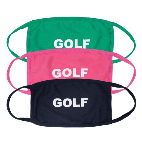 Golf Wang GOLF FACE MASK 3PK - Colorway