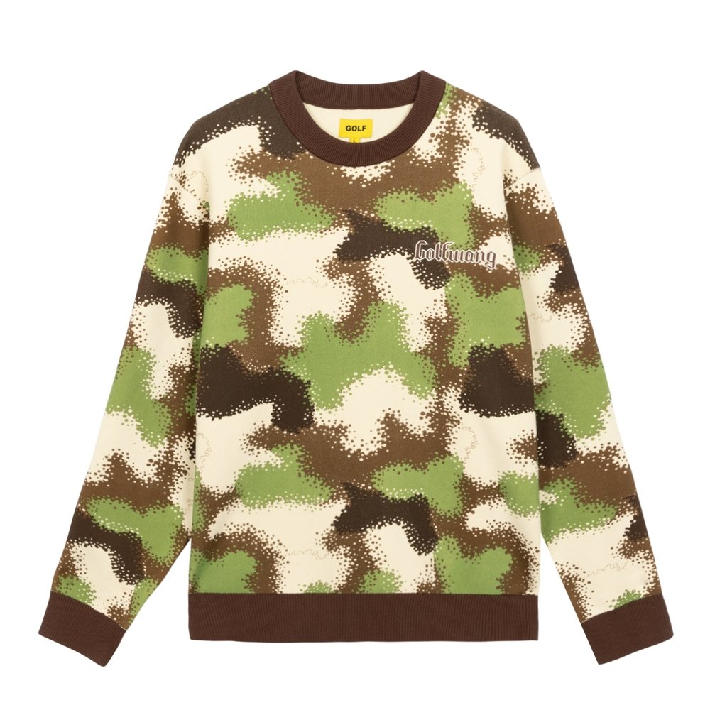 SPRAY CAMO SWEATER