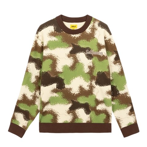 Golf Wang SPRAY CAMO SWEATER - $95.00