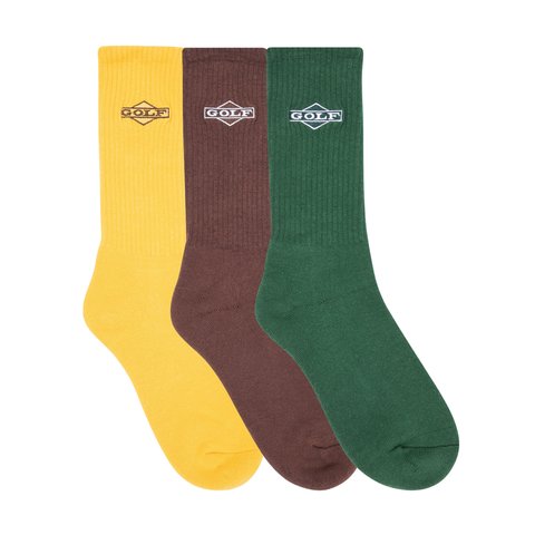 Golf Wang DEUCE SOCKS 3PK - Colorway