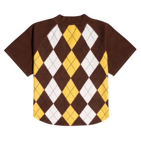Golf Wang MONARCH ARGYLE BASEBALL JERSEY - Colorway