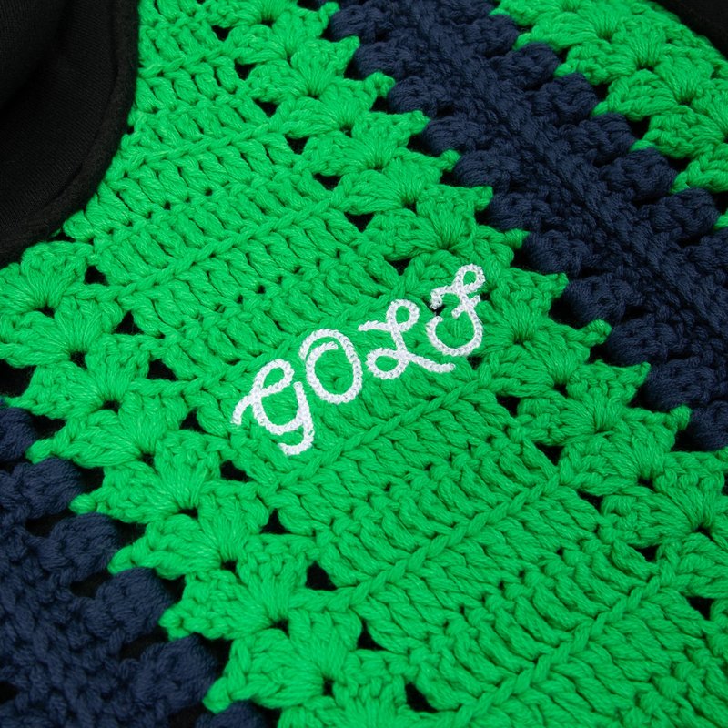 CROCHET FRONT HOODIE