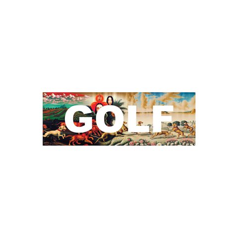 Golf Wang RENAISSANCE LOGO STICKER - Colorway