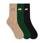 3PK DANTE SOCKS by GOLF WANG