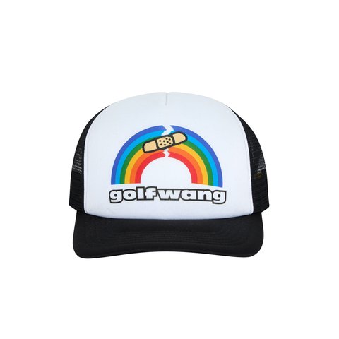 Golf Wang BROKEN RAINBOW TRUCKER HAT by GOLF WANG - $35.00