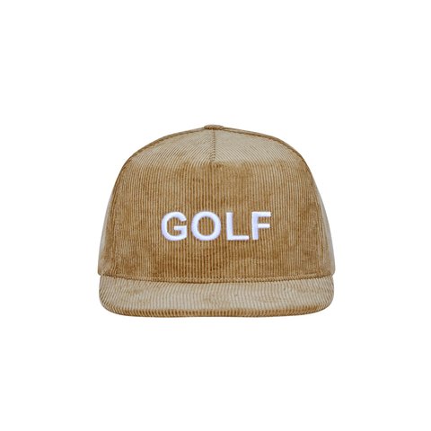 Golf Wang CORDUROY 5 PANEL STRAPBACK by GOLF WANG - $40.00