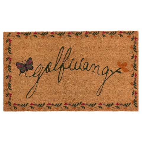 Golf Wang GARDEN WELCOME MAT by GOLF WANG - $60.00