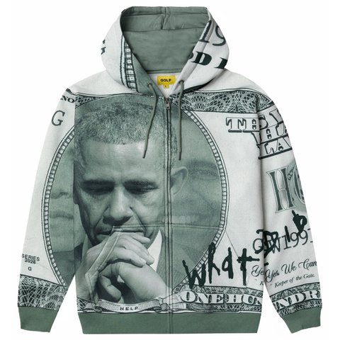 Golf Wang GOT ANY CHANGE ZIP UP HOODIE by GOLF WANG - $138.00