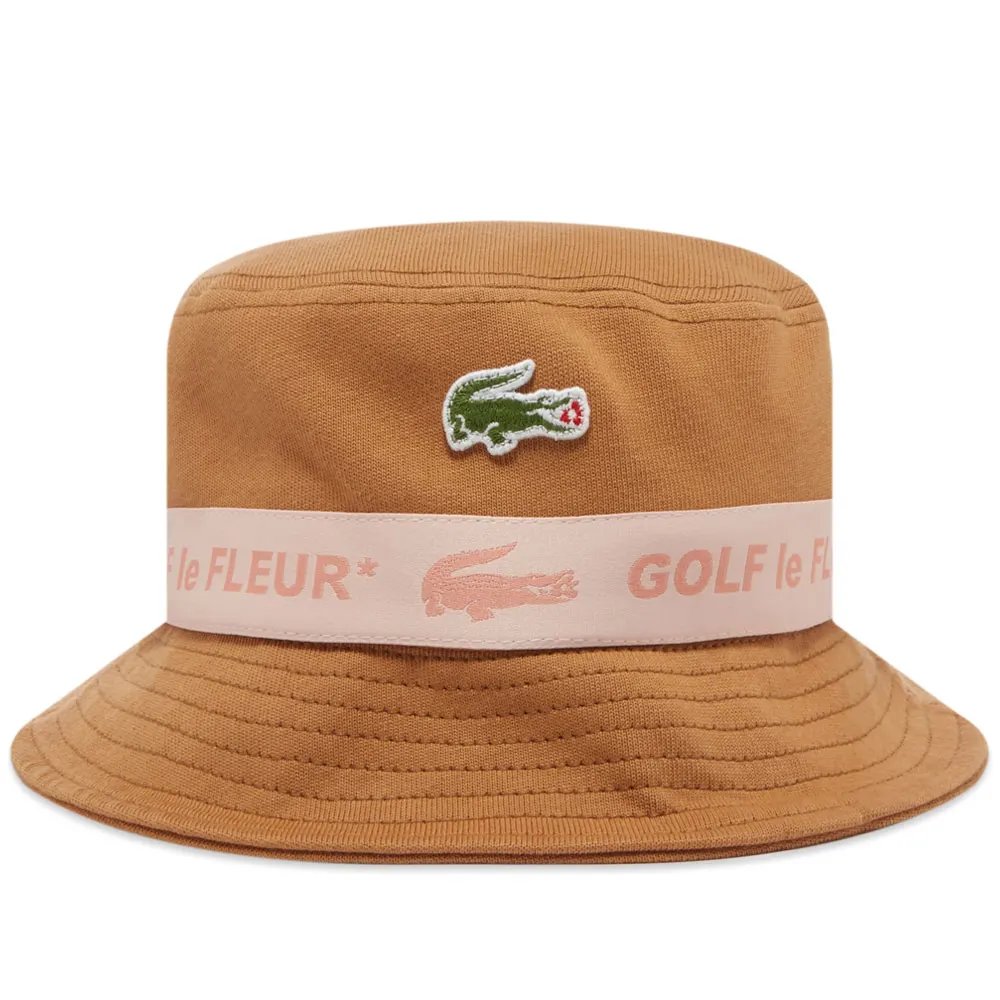 LACOSTE X GOLF le FLEUR* TWO TONE BUCKET HAT