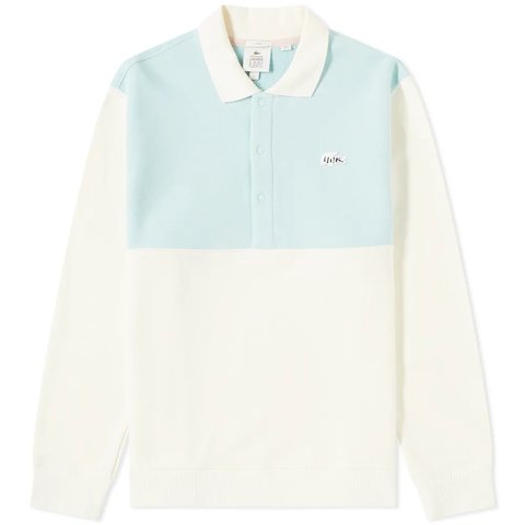 Golf Wang LACOSTE X GOLF le FLEUR* TWO TONE FLEECE SWEATSHIRT - $165.00