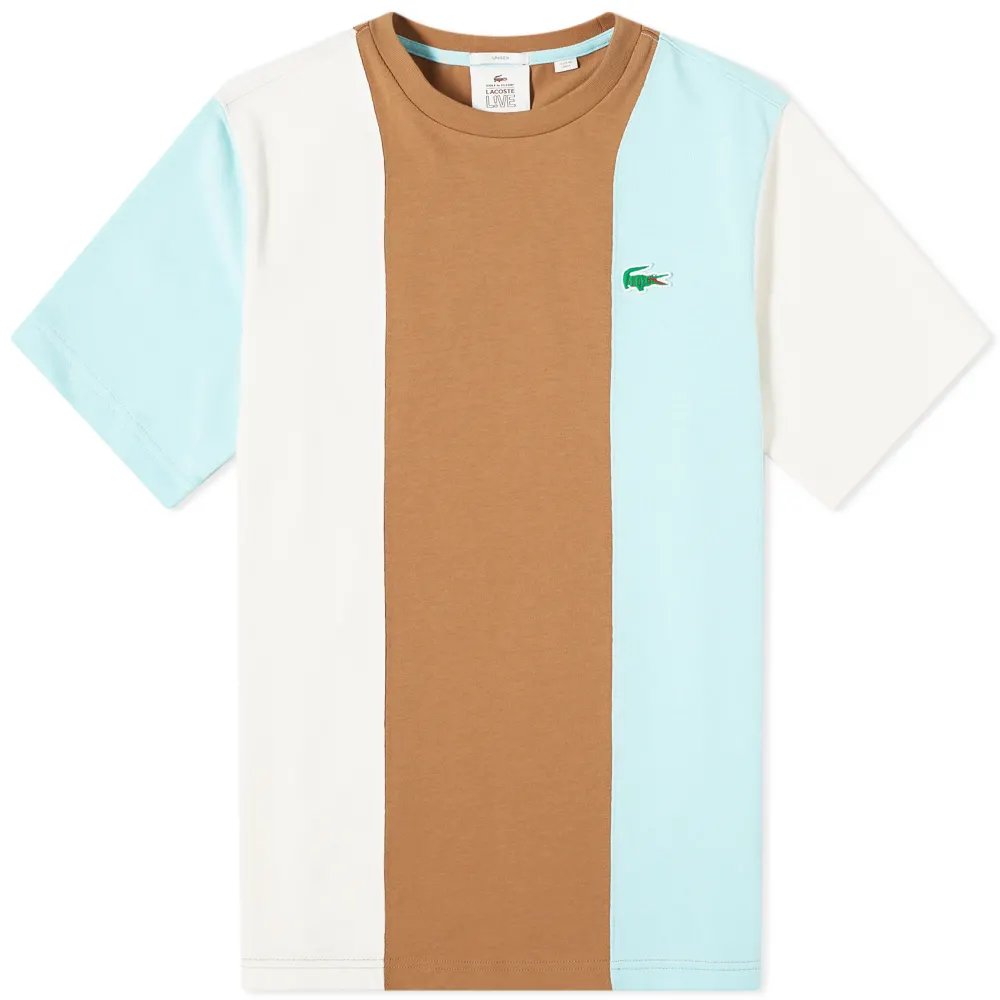 LACOSTE GOLF le FLEUR* COLOR BLOCK TEE