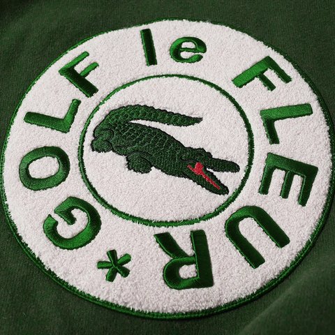 LACOSTE X GOLF le FLEUR* TWO TONE VARSITY JACKET