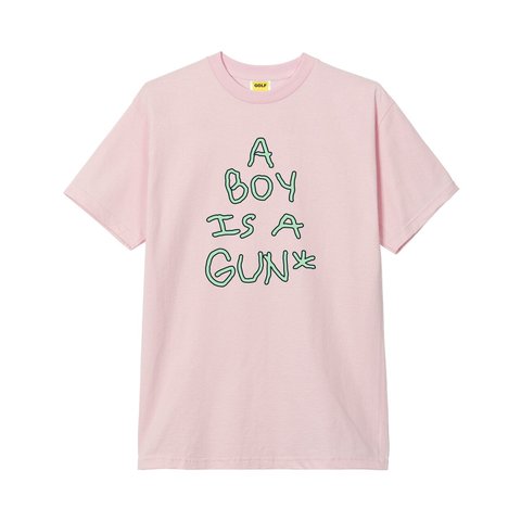 Golf Wang A BOY IS A GUN TEE LIGHT PINK - $35.00