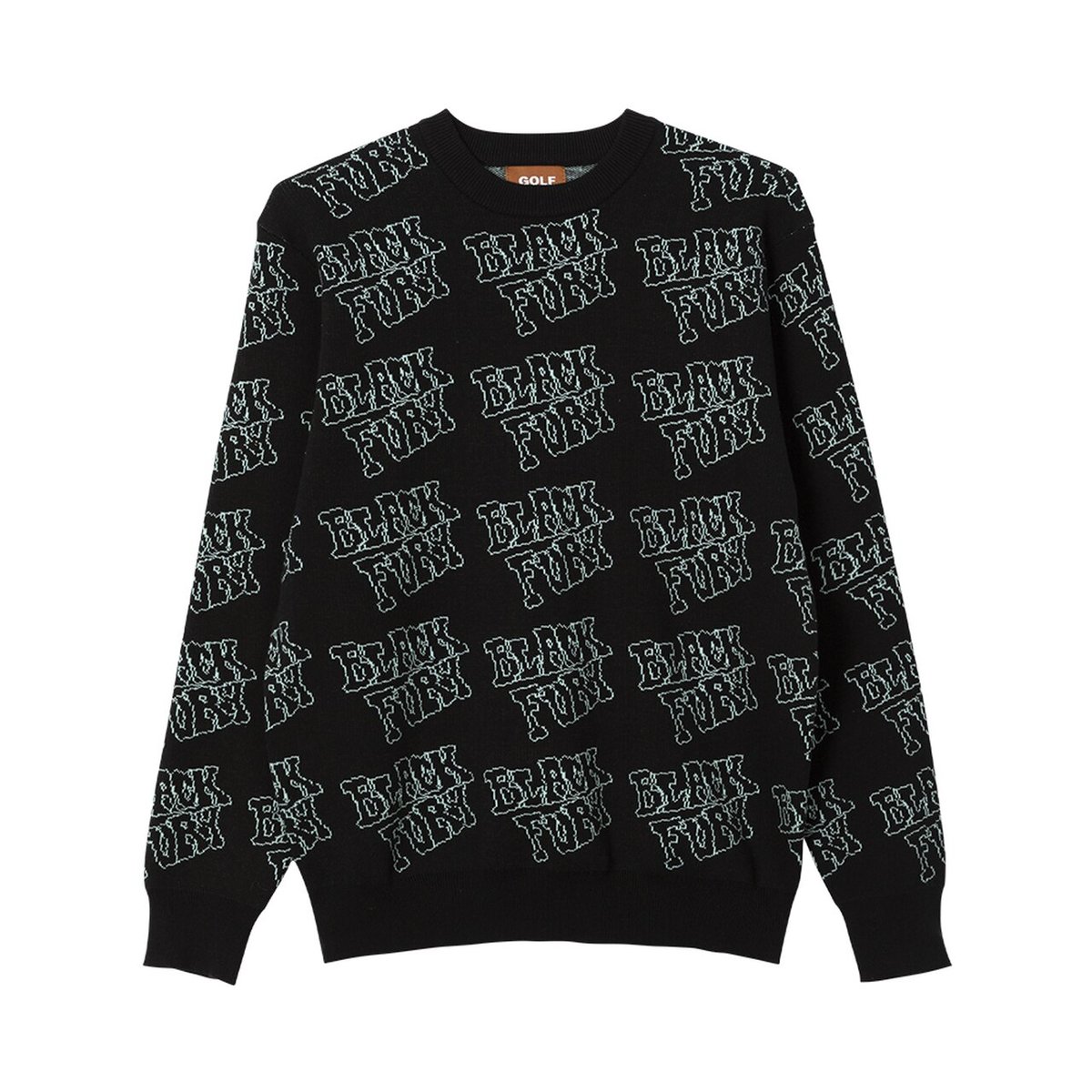 Golf Wang BLACK FURY JACQUARD SWEATER (Summer) - $90.00