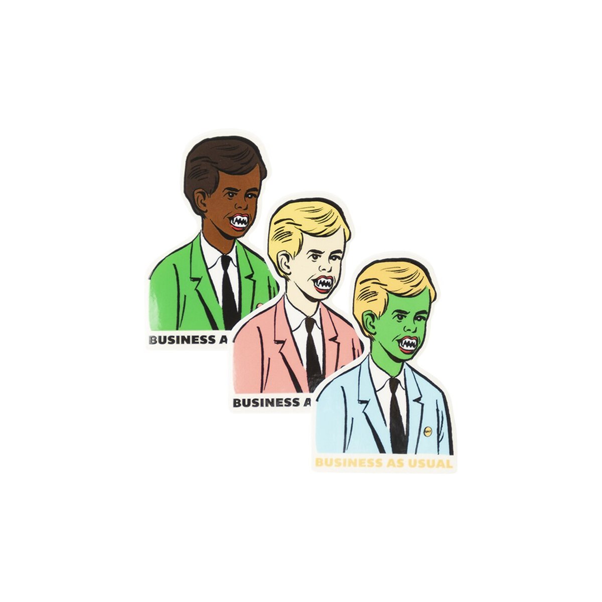 Golf Wang BUSINESS AS USUAL STICKERS 3PK (Summer) - $10.00