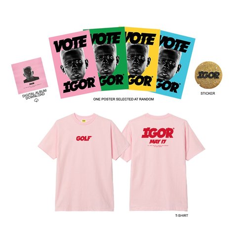Golf Wang GOLF IGOR PACK + DIGITAL ALBUM DOWNLOAD - $30.00