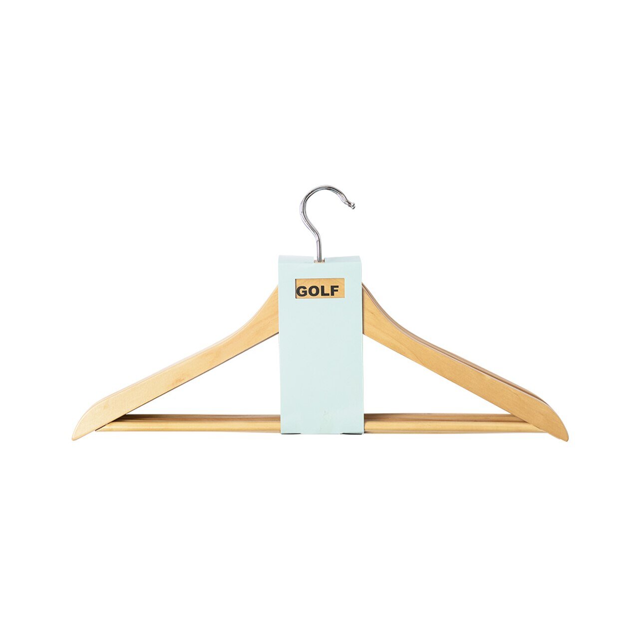 GOLF WOODEN HANGER 6PK