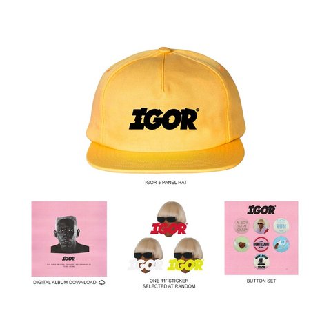 Golf Wang IGOR HAT PACK + DIGITAL ALBUM DOWNLOAD - Colorway