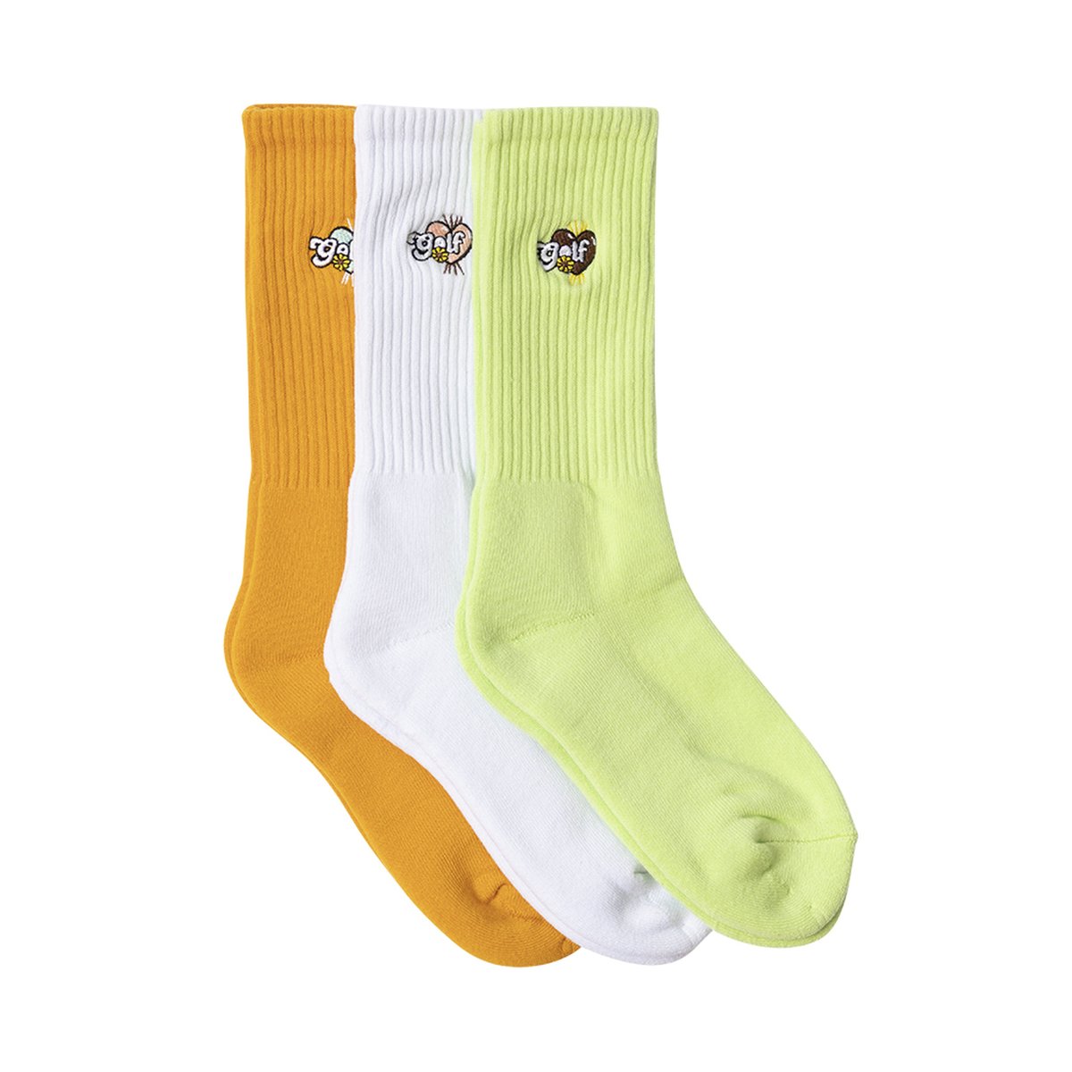 Golf Wang ROMEO SOCKS (3/PK) (Summer) - $30.00
