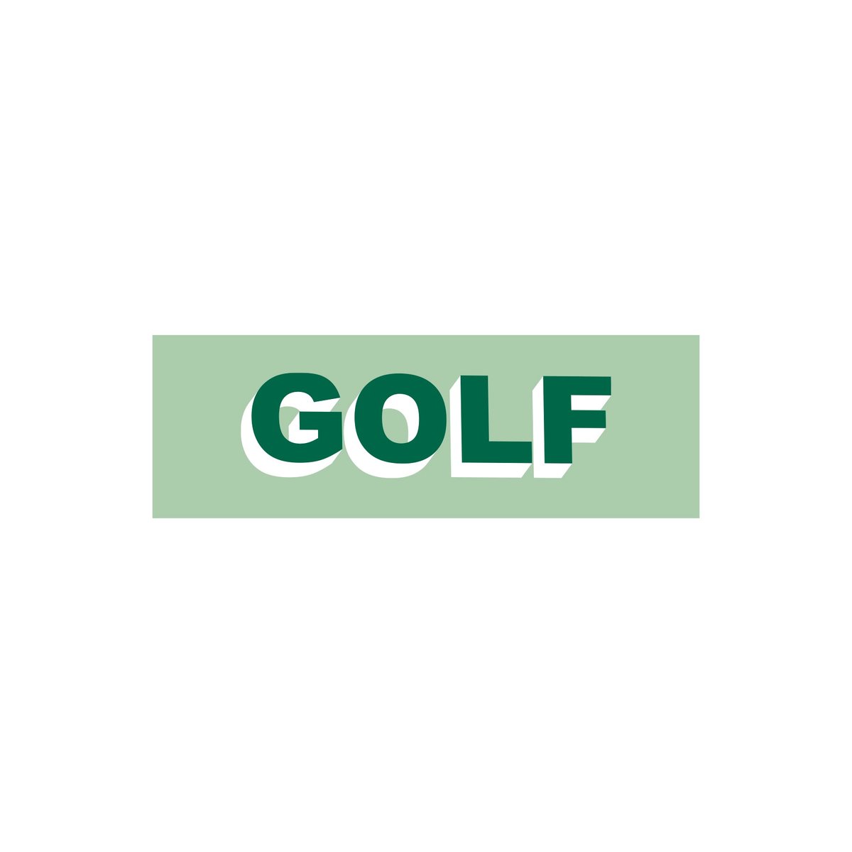 Golf Wang GOLF LOGO STICKER (Summer)