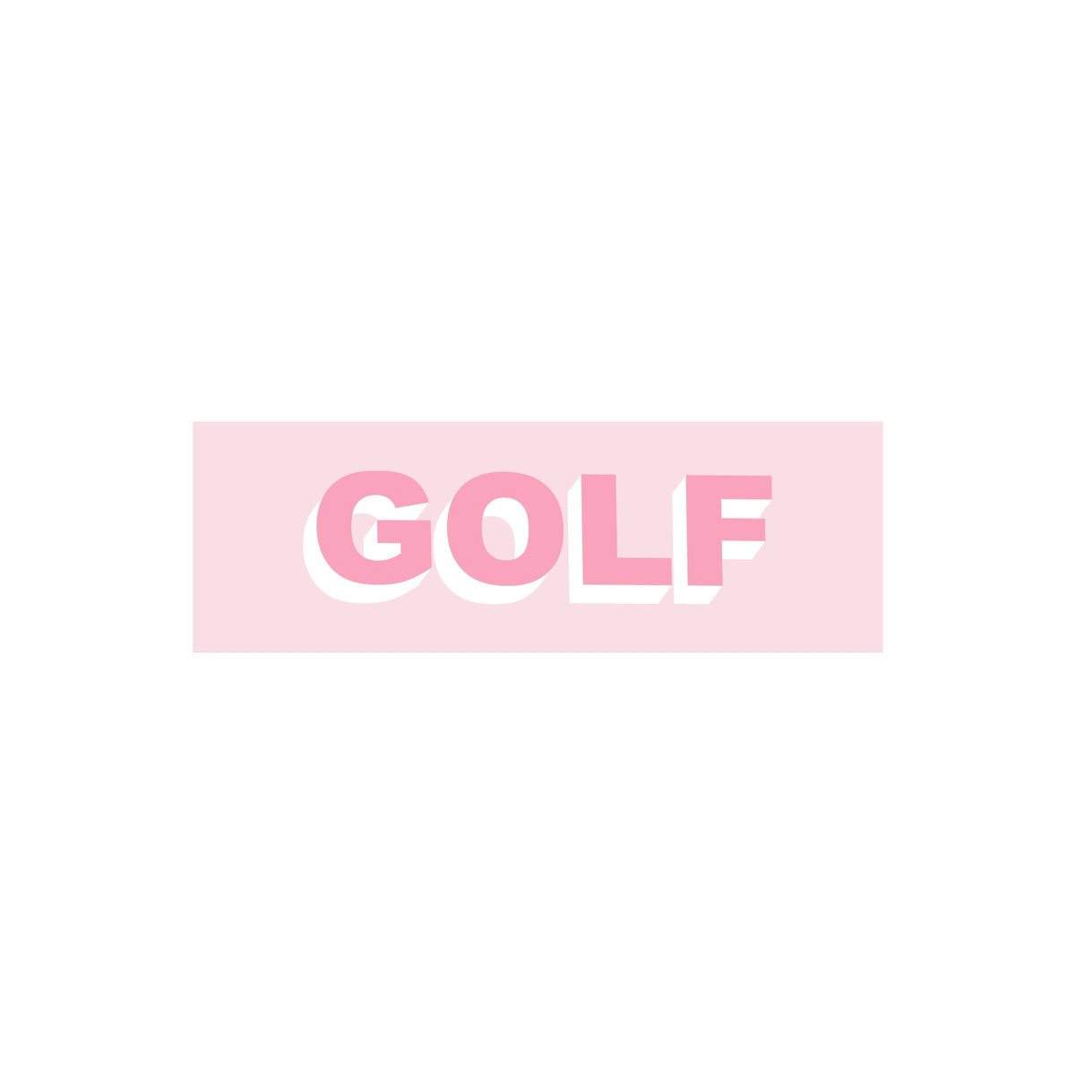 Golf Wang GOLF LOGO STICKER (Summer)