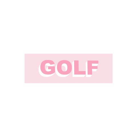 Golf Wang GOLF LOGO STICKER