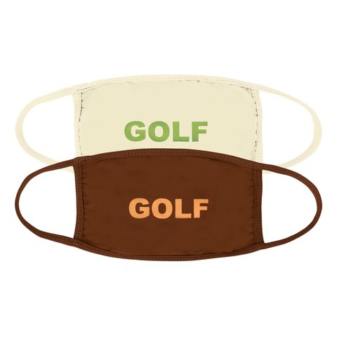 Golf Wang GOLF FACE MASK 2PK