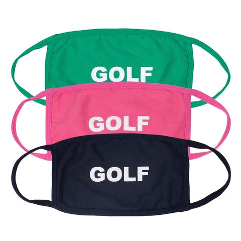 Golf Wang GOLF FACE MASK 3PK - $30.00