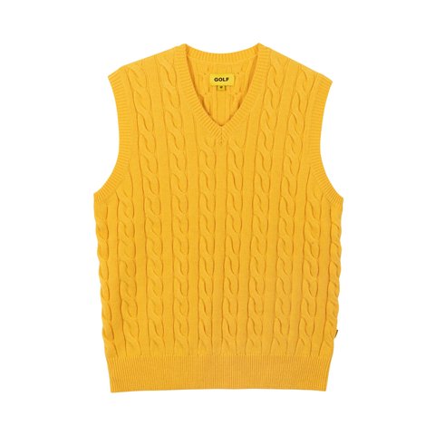 Golf Wang CABLE KNIT SWEATER VEST