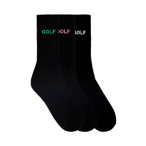 Golf Wang LOGO SOCKS 3PK