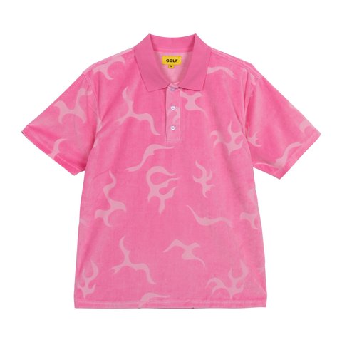 Golf Wang FLAME VELOUR POLO