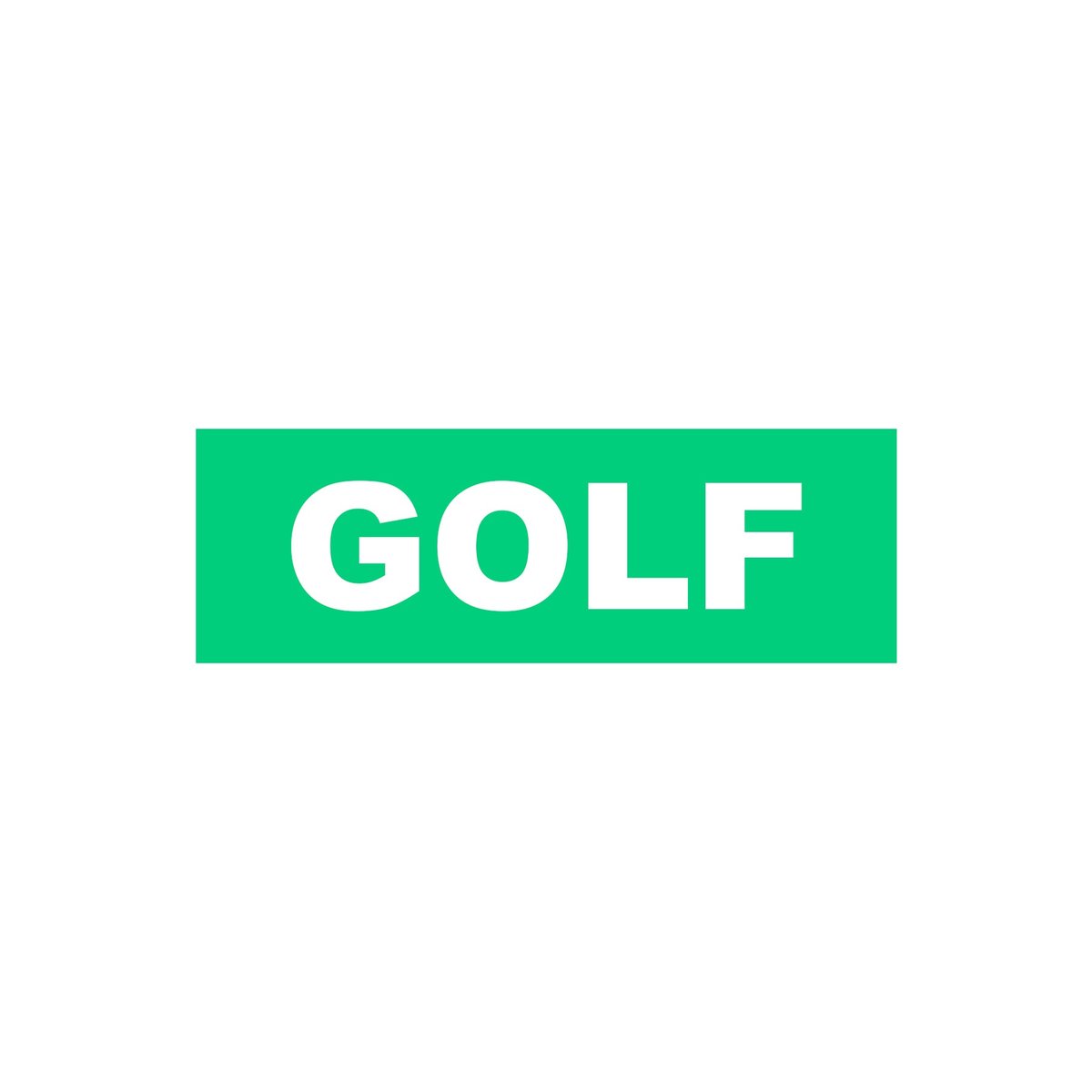 Golf Wang GOLF LOGO STICKER (Summer)