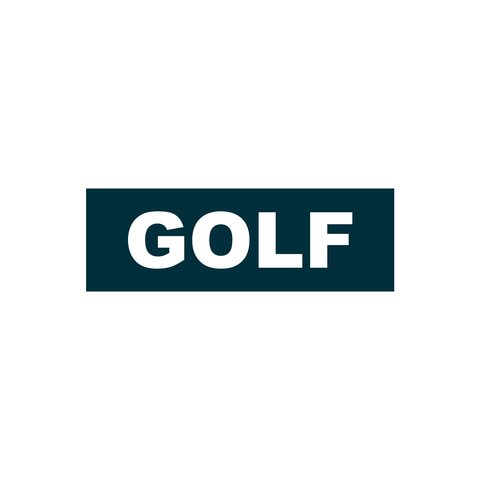 Golf Wang GOLF LOGO STICKER