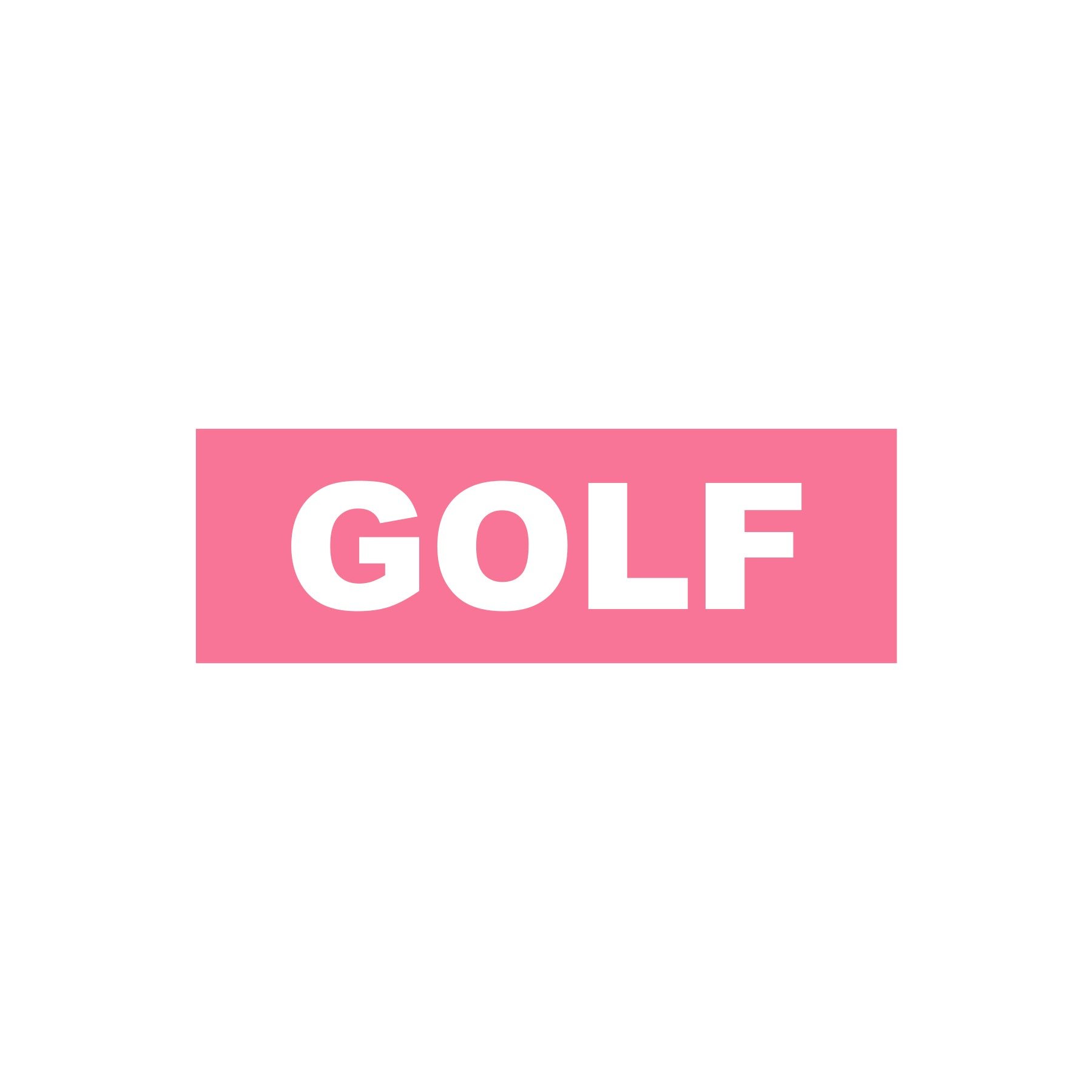GOLF LOGO STICKER