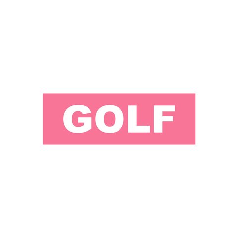 Golf Wang GOLF LOGO STICKER