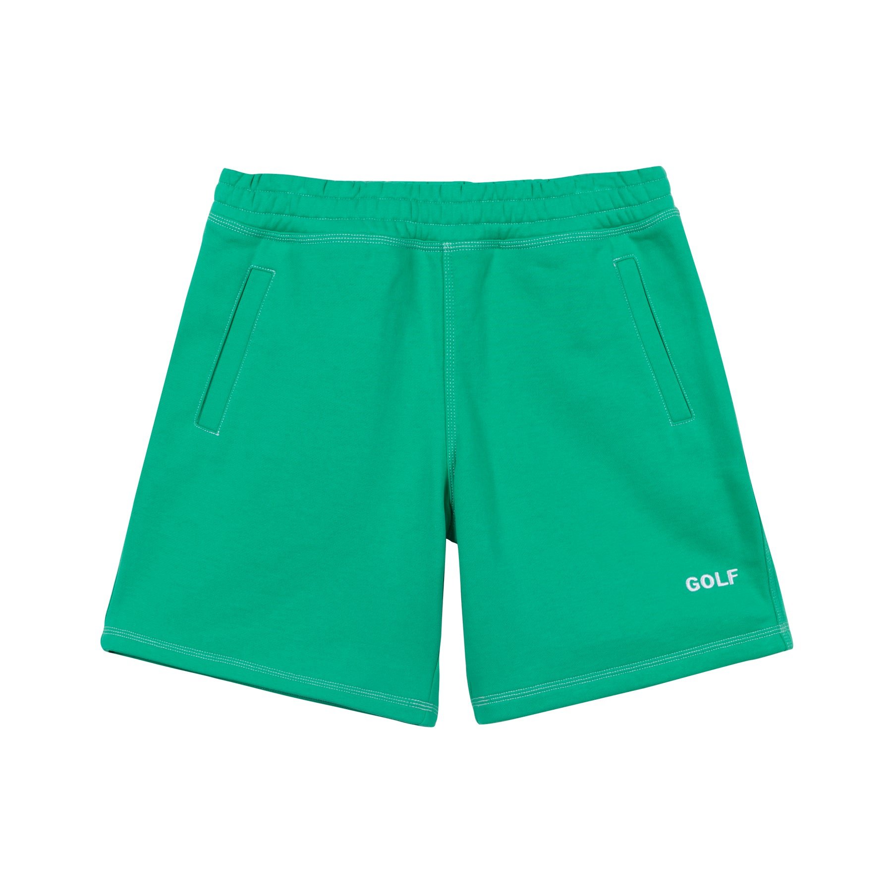 CONTRAST STITCH SWEATSHORTS