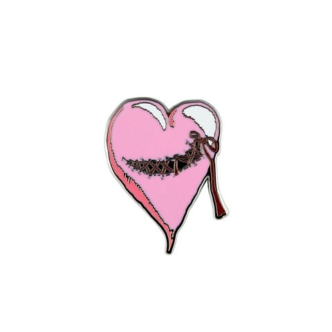 Golf Wang STITCHED HEART PIN - $10.00