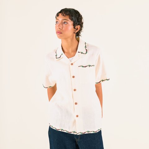 Golf Wang AUTUMN LINEN BUTTON UP - Colorway