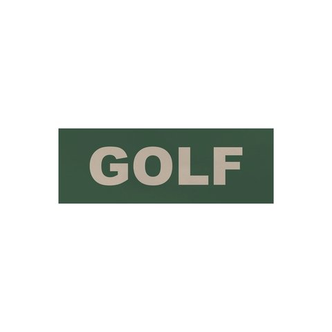 Golf Wang BASICS LOGO STICKER - Colorway