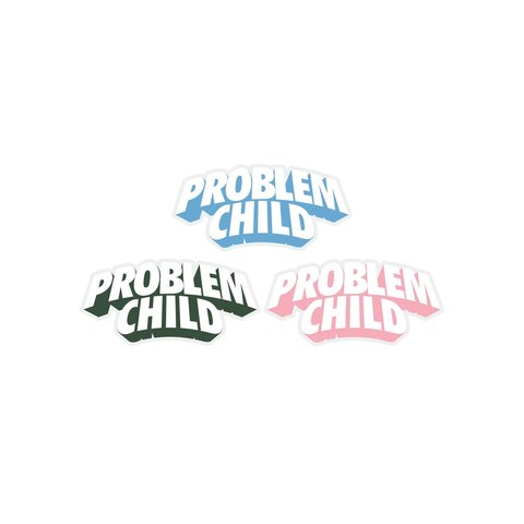 Golf Wang 3PK PROBLEM CHILD STICKERS - $10.00