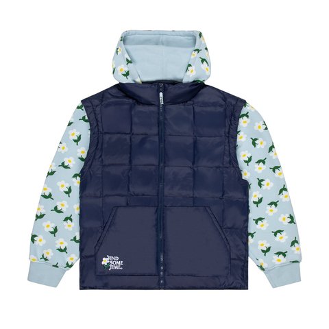 Golf Wang FIND SOME TIME HOODIE PUFFER VEST - $180.00