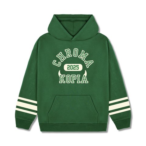 Golf Wang COLLEGIATE HOODIE - GREEN - Colorway
